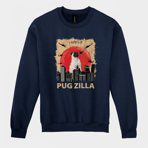 Funny Pug Sweatshirt for Women